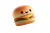 Kawaii Floating Hamburger Vinyl Car Decal Sticker – Waterproof & UV-Resistant 2.986666666666667"