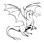 Fire-Breathing Dragon V16 Vinyl Car Decal Sticker – Waterproof & UV-Resistant 3.4133333333333336"