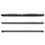 Go Rhino Nerf Bar V3420687T V3 Vertex; With Step Pads; 5 Inch Oval Straight; Powder Coat; Textured Black; Aluminum; Rocker Panel Mount
