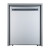Pinnacle Portable 3 Cu Ft Refrigerator Freezer | Electronic Temp Control & LED Light | Stainless Steel