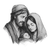 Holy Family Vinyl Car Decal Sticker – Waterproof & UV-Resistant 3.4133333333333336"