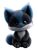 Chibi Fox Plushie Vinyl Car Decal Sticker – Waterproof & UV-Resistant 8.213333333333333"