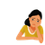 Lonely Lady Crying Vinyl Car Decal Sticker – Waterproof & UV-Resistant 3.4133333333333336"