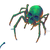 Skull Spider Logo Vinyl Car Decal Sticker – Waterproof & UV-Resistant 6.826666666666667"