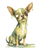 Zombie Chihuahua Vinyl Car Decal Sticker – Waterproof & UV-Resistant 4.0"