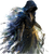 Scary Cloaked Figure Vinyl Car Decal Sticker – Waterproof & UV-Resistant 3.4133333333333336"