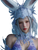 Silver-Haired Goddess Vinyl Car Decal Sticker – Waterproof & UV-Resistant 4.1066666666666665"