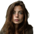 Green-Eyed Brunette Vinyl Car Decal Sticker – Waterproof & UV-Resistant 6.826666666666667"