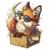 Chibi Fox Sticker Vinyl Car Decal Sticker – Waterproof & UV-Resistant 6.826666666666667"