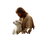 Jesus With Lamb V29 Vinyl Car Decal Sticker – Waterproof & UV-Resistant 4.0"