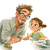 Girl Painting In Park Vinyl Car Decal Sticker – Waterproof & UV-Resistant 3.4133333333333336"