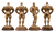 Gold Trophy Bodybuilding Vinyl Car Decal Sticker – Waterproof & UV-Resistant 5.4