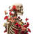 Floral Skeleton V2 Vinyl Car Decal Sticker – Waterproof & UV-Resistant 6.826666666666667"