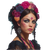 Mexican Catrina Girl Vinyl Car Decal Sticker – Waterproof & UV-Resistant 3.4133333333333336"