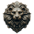 Lion Head Statue Vinyl Car Decal Sticker – Waterproof & UV-Resistant 3.4133333333333336"