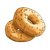 Cartoon Bagels Vinyl Car Decal Sticker – Waterproof & UV-Resistant 6.826666666666667"