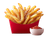 Golden Fries Close-Up Vinyl Car Decal Sticker – Waterproof & UV-Resistant 6.1866666666666665"