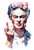 Angry Frida Kahlo Vinyl Car Decal Sticker – Waterproof & UV-Resistant 4.373333333333333"