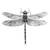 Dragonfly Drawing V3 Vinyl Car Decal Sticker – Waterproof & UV-Resistant 3.4133333333333336"