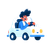 Happy Driver V4 Vinyl Car Decal Sticker – Waterproof & UV-Resistant 6.826666666666667"