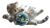 Spinning Earth Cat Vinyl Car Decal Sticker – Waterproof & UV-Resistant 5.4