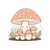 Kawaii Mushroom Group Vinyl Car Decal Sticker – Waterproof & UV-Resistant 6.826666666666667"