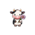 Kawaii Cow V2 Vinyl Car Decal Sticker – Waterproof & UV-Resistant 3.4133333333333336"