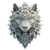 Aztec Wolf Headdress Vinyl Car Decal Sticker – Waterproof & UV-Resistant 6.826666666666667"