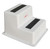 Taylor Made Dock Step | Marine Grade Polyethylene, Non-Slip Pad, Aluminum Handrail