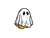 Cute Ghost Sticker V9 Vinyl Car Decal Sticker – Waterproof & UV-Resistant 6.1866666666666665"