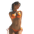 Beach Girl Orange Vinyl Car Decal Sticker – Waterproof & UV-Resistant 3.4133333333333336"