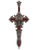 Gothic Cross Sword Vinyl Car Decal Sticker – Waterproof & UV-Resistant 8.213333333333333"