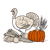 Thanksgiving Harvest Vinyl Car Decal Sticker – Waterproof & UV-Resistant 3.4133333333333336"
