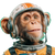 Sad Space Monkey Vinyl Car Decal Sticker – Waterproof & UV-Resistant 3.4133333333333336"