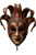 Jester Venetian Mask Vinyl Car Decal Sticker – Waterproof & UV-Resistant 4.4