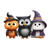 Cartoon Halloween Owls Vinyl Car Decal Sticker – Waterproof & UV-Resistant 6.826666666666667"