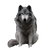 Mystical Witchy Wolf Vinyl Car Decal Sticker – Waterproof & UV-Resistant 6.826666666666667"