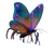 Cyberpunk Bioluminescent Butterfly Vinyl Car Decal Sticker – Waterproof & UV-Resistant 3.4133333333333336"