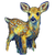 Cartoon Baby Deer Vinyl Car Decal Sticker – Waterproof & UV-Resistant 3.4133333333333336"