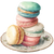 Pastel Macarons Stack Vinyl Car Decal Sticker – Waterproof & UV-Resistant 3.4133333333333336"