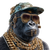 Cool Gorilla V3 Vinyl Car Decal Sticker – Waterproof & UV-Resistant 3.4133333333333336"