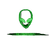 Neon Alien Error Vinyl Car Decal Sticker – Waterproof & UV-Resistant 6.826666666666667"