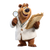 Bear Scientist V2 Vinyl Car Decal Sticker – Waterproof & UV-Resistant 6.826666666666667"
