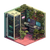 Isometric Anime Servers Vinyl Car Decal Sticker – Waterproof & UV-Resistant 3.4133333333333336"