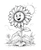 Cartoon Sunflower V2 Vinyl Car Decal Sticker – Waterproof & UV-Resistant 4.05333333333333