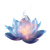 Glowing Magical Lotus Vinyl Car Decal Sticker – Waterproof & UV-Resistant 3.4133333333333336"