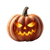 Glowing Jack O' Lantern Vinyl Car Decal Sticker – Waterproof & UV-Resistant 6.826666666666667"