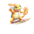 Surfing Charmander Vinyl Car Decal Sticker – Waterproof & UV-Resistant 6.826666666666667"