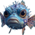 Pout Pout Fish Vinyl Car Decal Sticker – Waterproof & UV-Resistant 3.4133333333333336"