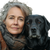 Woman With Labrador V5 Vinyl Car Decal Sticker – Waterproof & UV-Resistant 6.826666666666667"